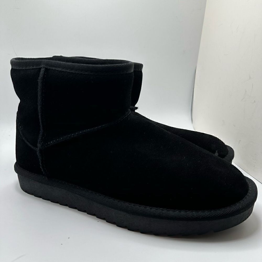 CUSHIONAIRE Women's pull on boot 8 BLACK